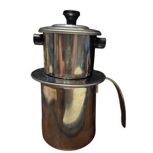 Krups Steamer Set Frothing Pitcher Espresso Accessory‎ Stainless Steel Vintage